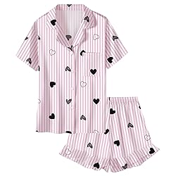 Umeyda Girls Satin Silky Collar V Neck Ruffle Short