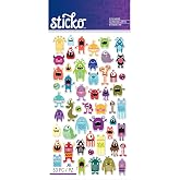 Sticko 123827 Classic Mini Monsters Stickers