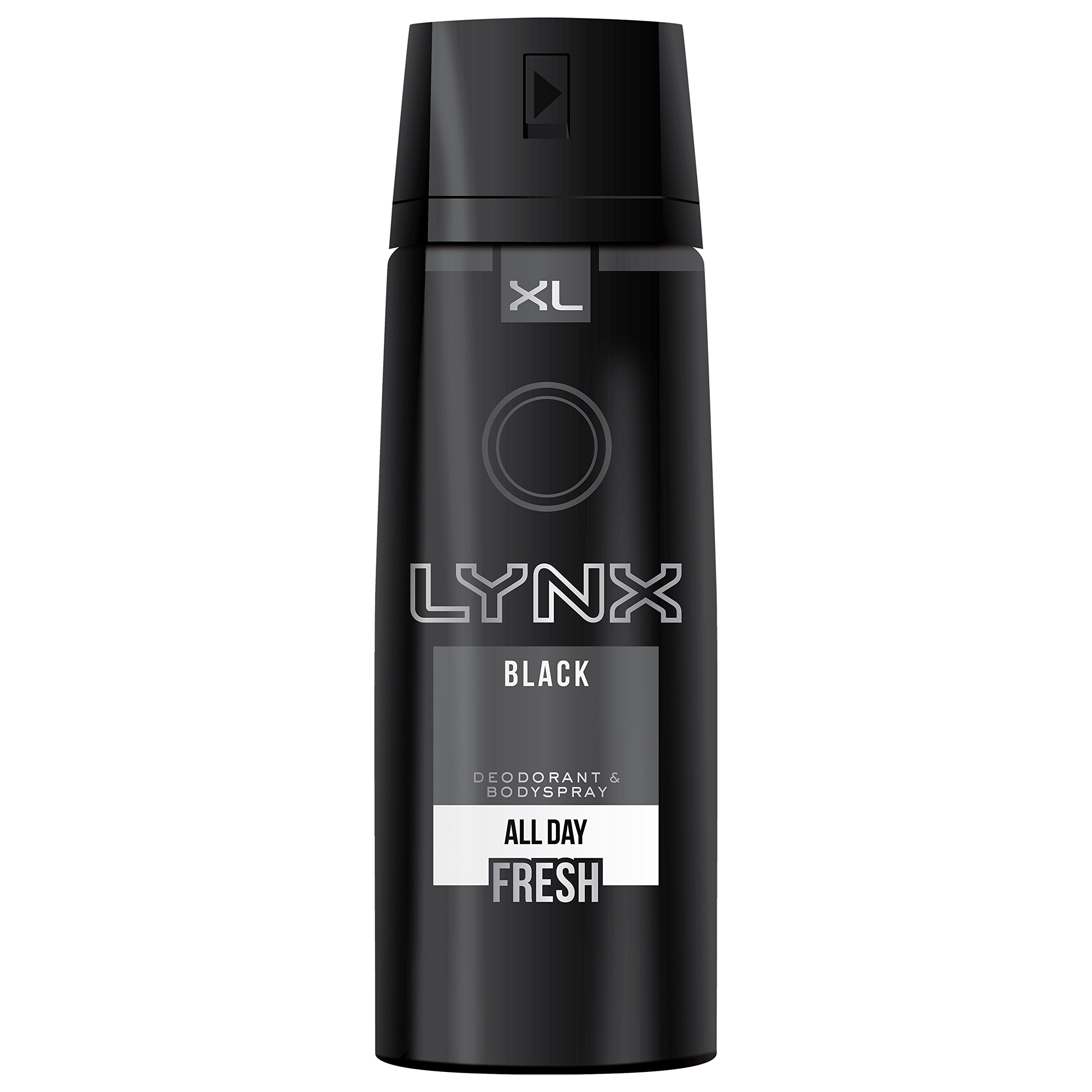 Lynx Black Fragrance Body Spray for Men, Aluminium Free Deodorant, 2