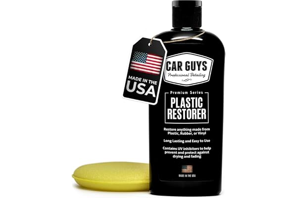 CAR Guys Plastic Restorer | Bring Plastic, Rubber, and Vinyl Back to Life! | User Friendly Trim Restorer | Safe Auto Detailin