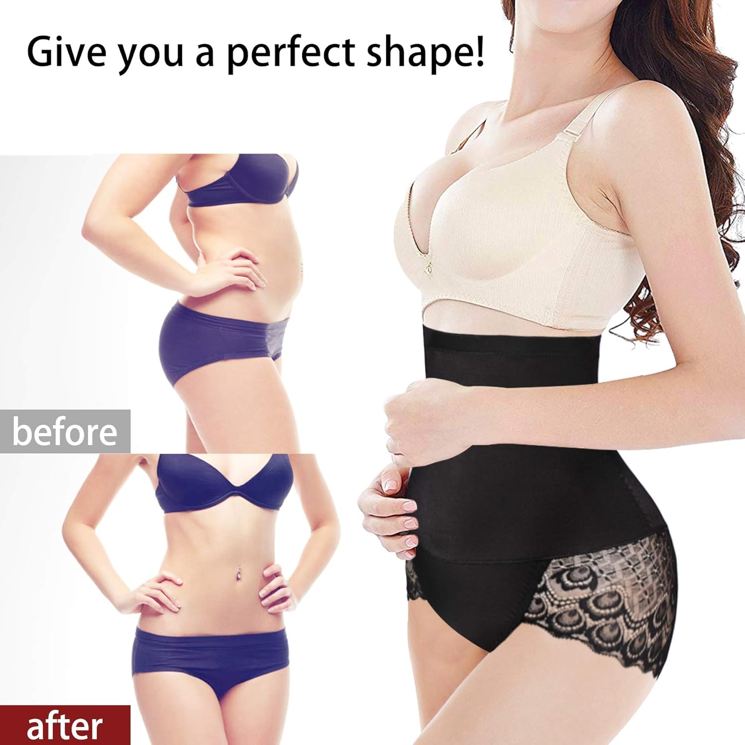 Hip Waist Support Panty Shorts Breathable Tummy Control Butt Lifter for Entire Pregnancy C-Section and Postpartum Recovery Control Panties: Industrial & Scientific