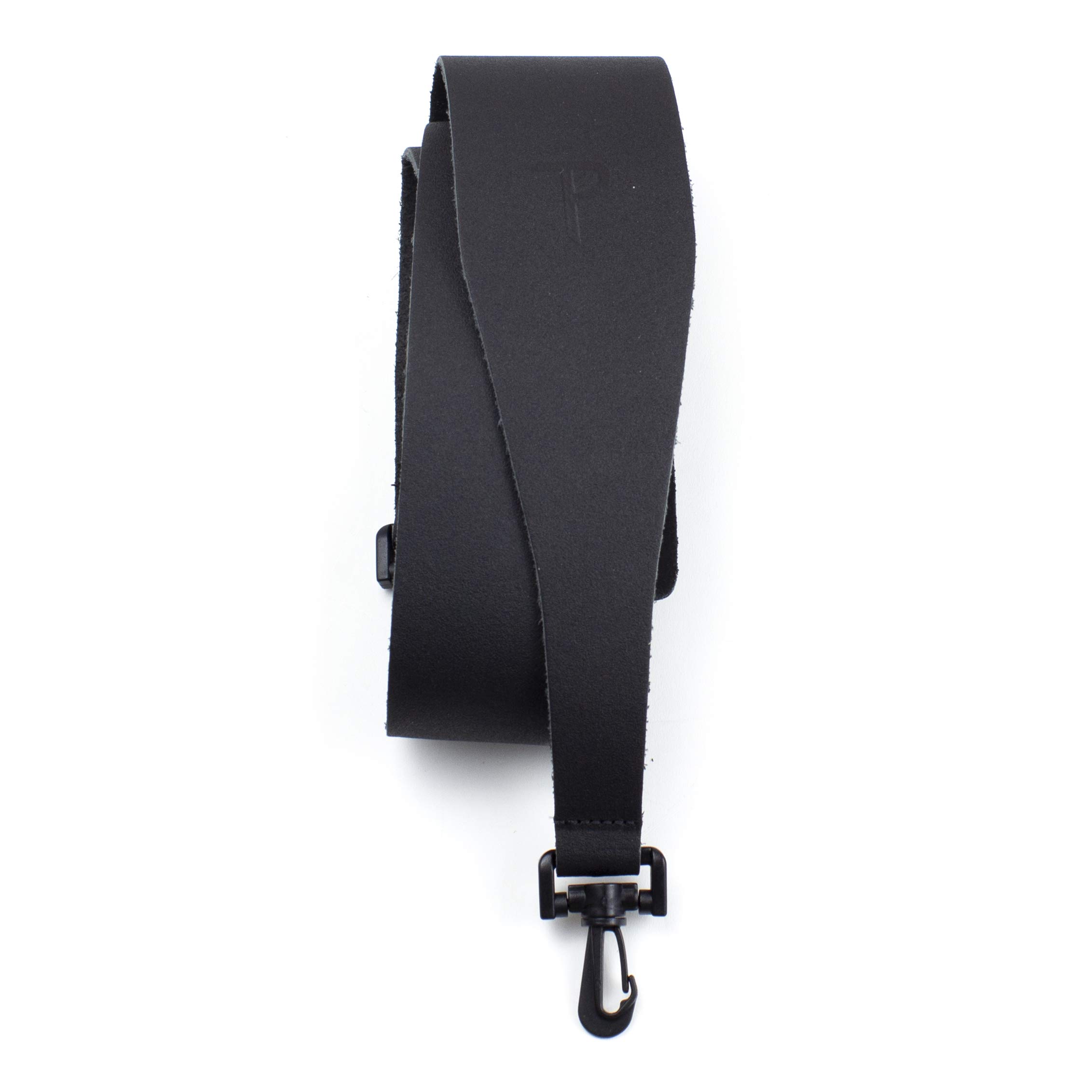 Perri’s Leathers Ltd. - Banjo Strap - Leather - Black - Adjustable - Made in Canada (BBJ-87)