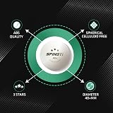 SPINSTI 40+mm 3 Star ABS Table Tennis Balls Set of 12 White Indoor Ping Pong view 4