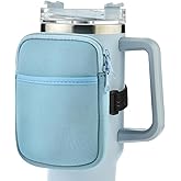 SAOINEE Water Bottle Pouch for Stanley,18~40oz Stanley Cup Accessories,Stanley Cup Fanny Pack,Tumbler Pouch with Pocket, for Phone, Cards, Keys,Wallet,Earphone,Compact, Versatile XSM-001father (F)