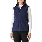 Outdoor Ventures Women's Polar Fleece Zip Vest Outerwear with Pockets,Warm Sleeveless Coat Vest for Fall & Winter