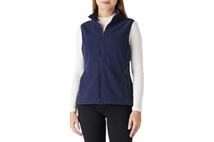 Outdoor Ventures Women's Polar Fleece Zip Vest Outerwear with Pockets,Warm Sleeveless Coat Vest for Fall & Winter
