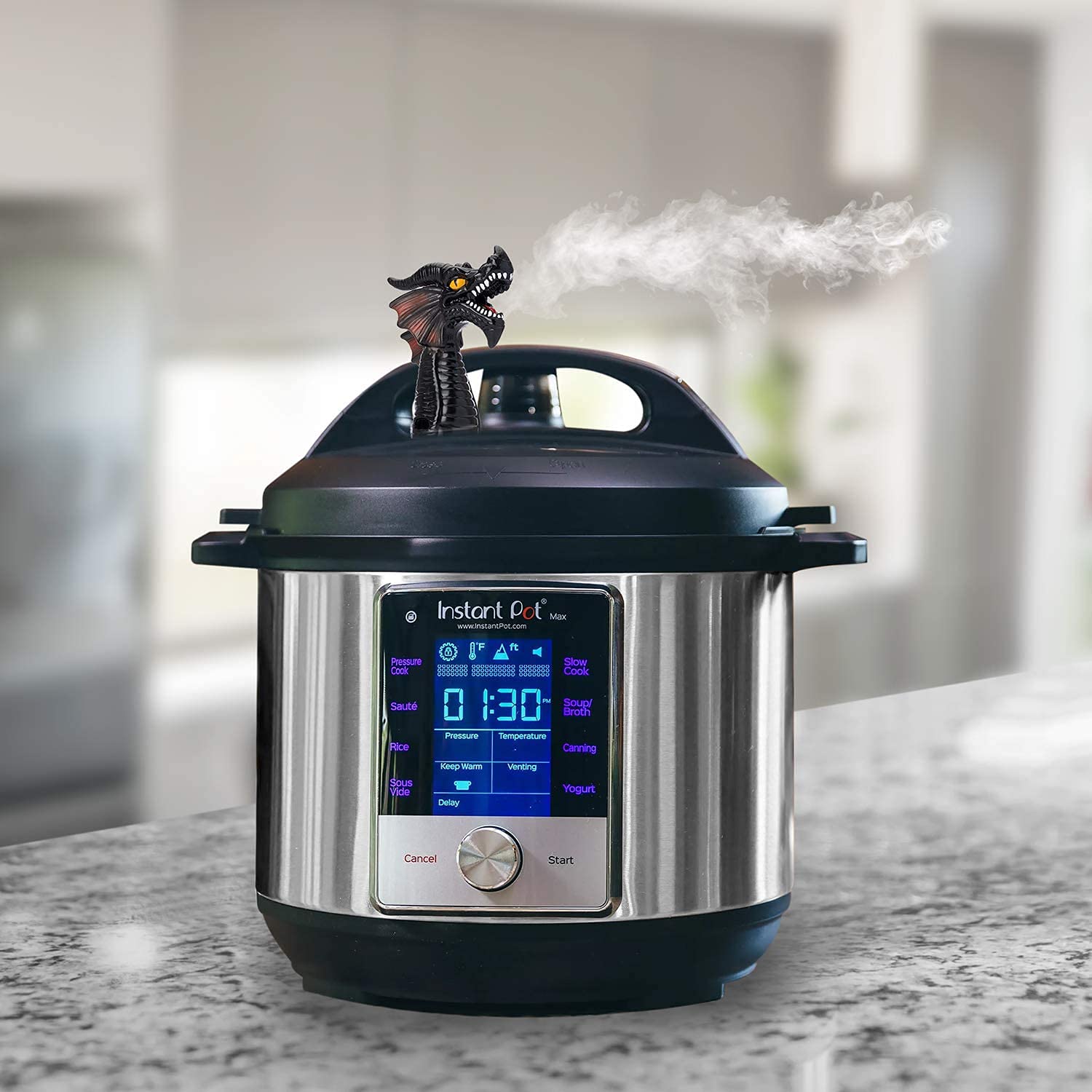 Yolococa Steam Release Diverter For Instant pot Cupboards/Cabinets protector 360° Redirect Silicone Kitchen Accessory