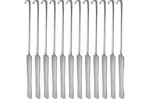 DEXSUR Veterinary Spay Snook Hook, 8 inches, Stainless Steel (12 pcs.)