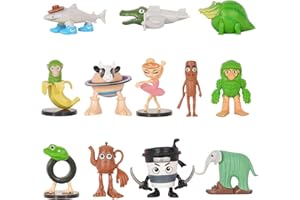 HOTEKOUS 12 Pack Italian Brainrot Toys - Italian Brainrot Figures set featuring Ballerina Cappuccina, Chimpanzini Bananini, Bombardino Crocodilo, Tralalero Tralala and many more，Perfect Collection for Fans