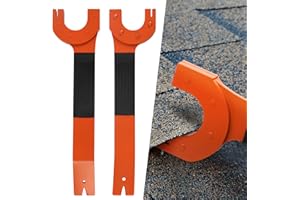 [2 Pack] Shingle Nail Puller for Roof Shingle Repair, Steel Nail Remover Tool to Easily Remove & Install Roofing Nails, Safel