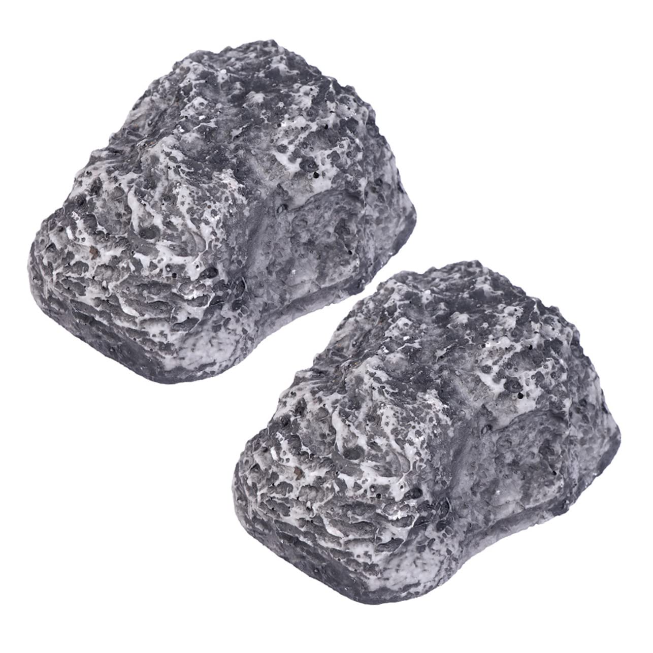 ifundom 2pcs Spare for Garden Holder Rock Indoor Cash Fake Storage Key Yard Outside Door Hider Realistic House Decoration Simulated Saving Stone Outdoor Accessory