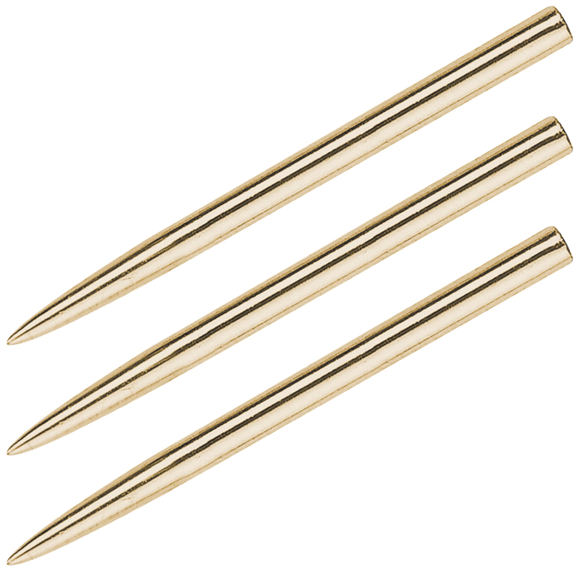 Unicorn Replacement Steel Dart Points | Standard Length 34.9 mm | Gold | 3 per Pack