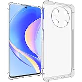 USTIYA Case for Huawei Nova Y90 Clear TPU Four Corners Protective Cover Transparent Soft funda