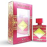 Secret Plus LUXURIOUS OUD RUBY Eau de Parfum, Woody Floral Fragrance with Apple, Rose, Jasmine, Vanilla, Moss, Patchouli Notes, 3.4 Fl Oz