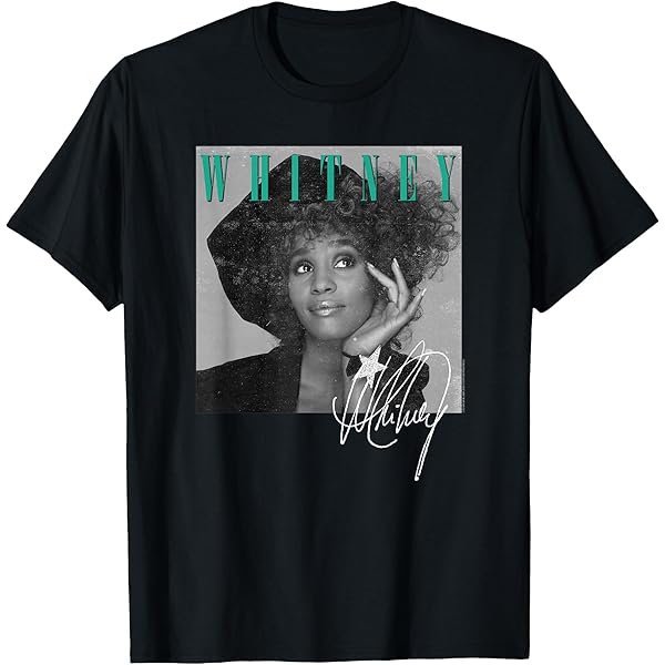 Amazon.com: Whitney Houston Retro Photo Collage T-Shirt