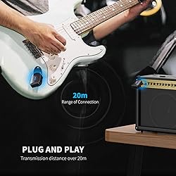 LEKATO 5.8G Wireless Guitar System Upgraded with