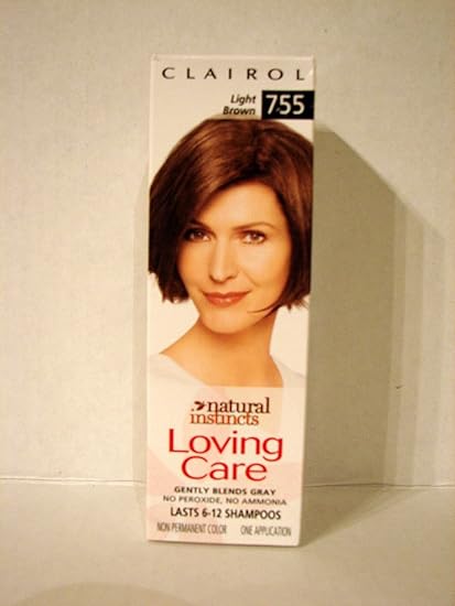 Clairol Loving Care Hair Color Creme Lotion 755 Light Natural