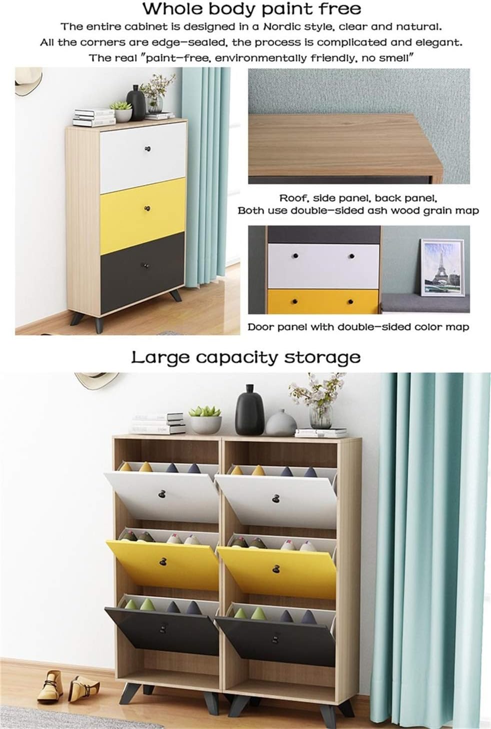 slim hallway shoe storage on Amazon Com Shoe Rack Nordic Slim Shoe Rack 17cm 24cm Hallway Shoe Cabinet Floor Storage Cabinet Color Thickness 24cm Size Length 70cm Home Kitchen