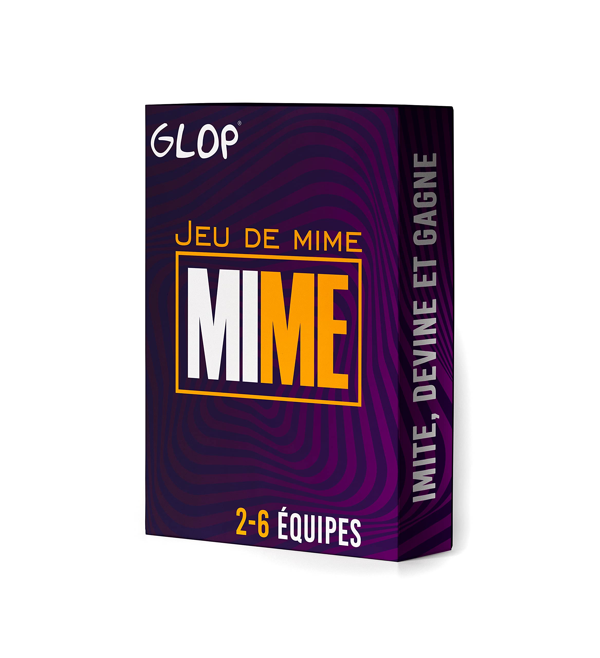 Glop Mime - Jeu de Mime - Jeux de Société - Jeux de Société Adulte pour Apéro & Soirées - Jeu de Famille et Enfants + 8 Ans - Jeux de Plateau - Jeu de Carte - Jeux de Société Enfant - Cadeau