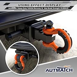 AUTMATCH Shackle Hitch Receiver 2 Inch - 3/4" D