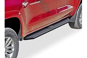 APS Black Running Boards Style Compatible with Chevy Colorado GMC Canyon 2015-2025 Crew Cab (Side Steps Side Bars) 6in Wide