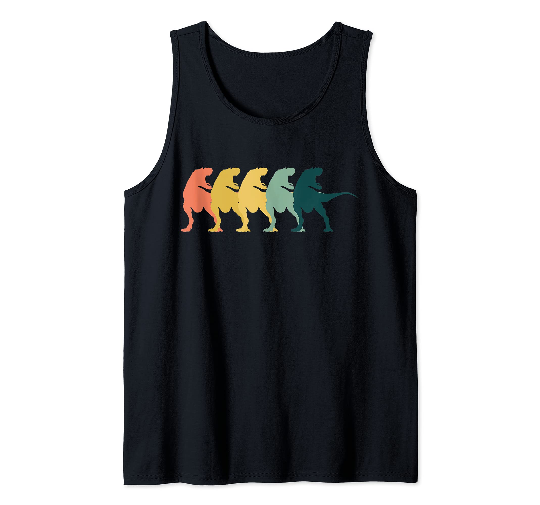 TRex Dinosaur Retro Pop Art Tank Top