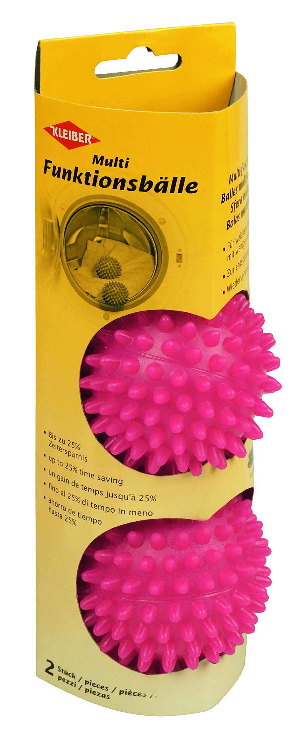 Kleiber Dryer Balls, Pink, 23 x 8 x 8 cm