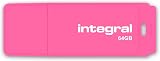 Integral 64GB Neon USB 2.0 Flash Drive 3-Pack Pink Blue Yellow view 2