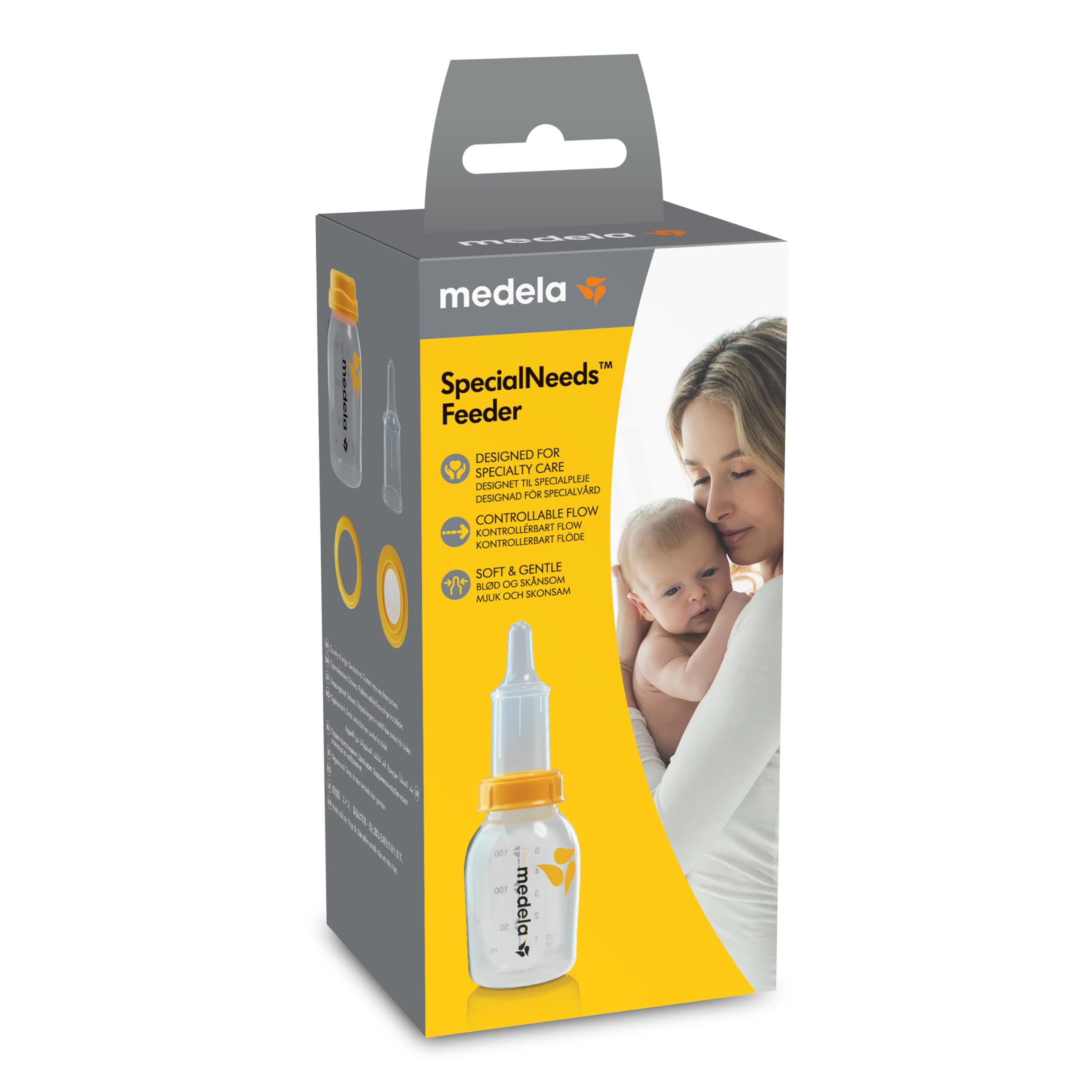 Medela SpecialNeeds Feeder | Specialty Feeding Device for Babies with Cleft Lip or Palate, Syndromes, Disorders