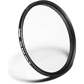 Tiffen 82mm Black Satin 1/8 Diffusion Filter Cinematic Look - Photo Video | Diffused Highlights, Soft Dreamy Aesthetic, Softens wrinkles, adds a mild glow, for Photography and Videography