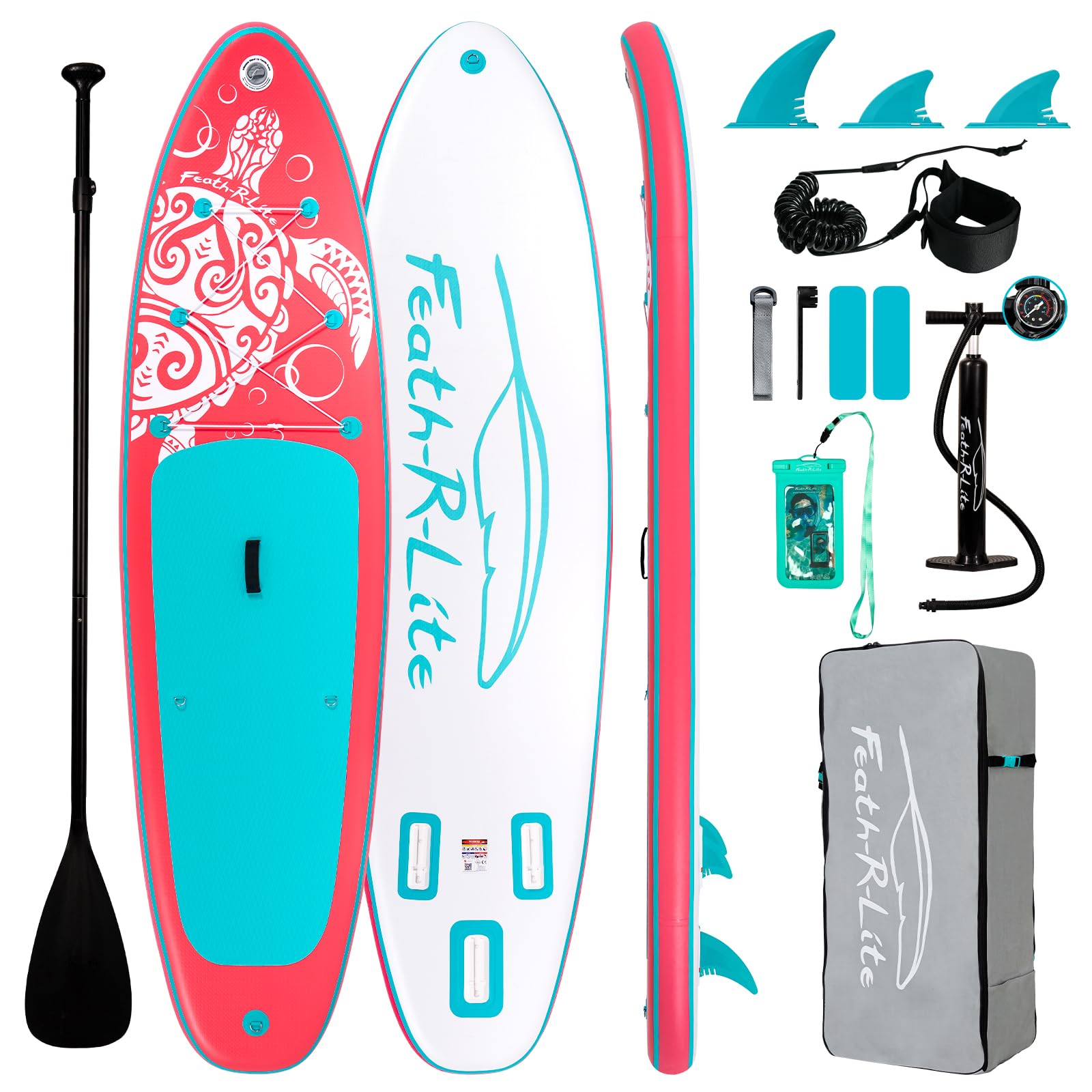 FEATH-R-LITE Inflatable Paddle Board Stand Up