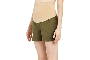 Motherhood Maternity Women's Secret Fit Belly Poplin Short