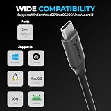 SABRENT USB-C to 3.5mm Audio Adapter Hi-Res DAC 24-Bit/96kHz Mic Headphone view 5