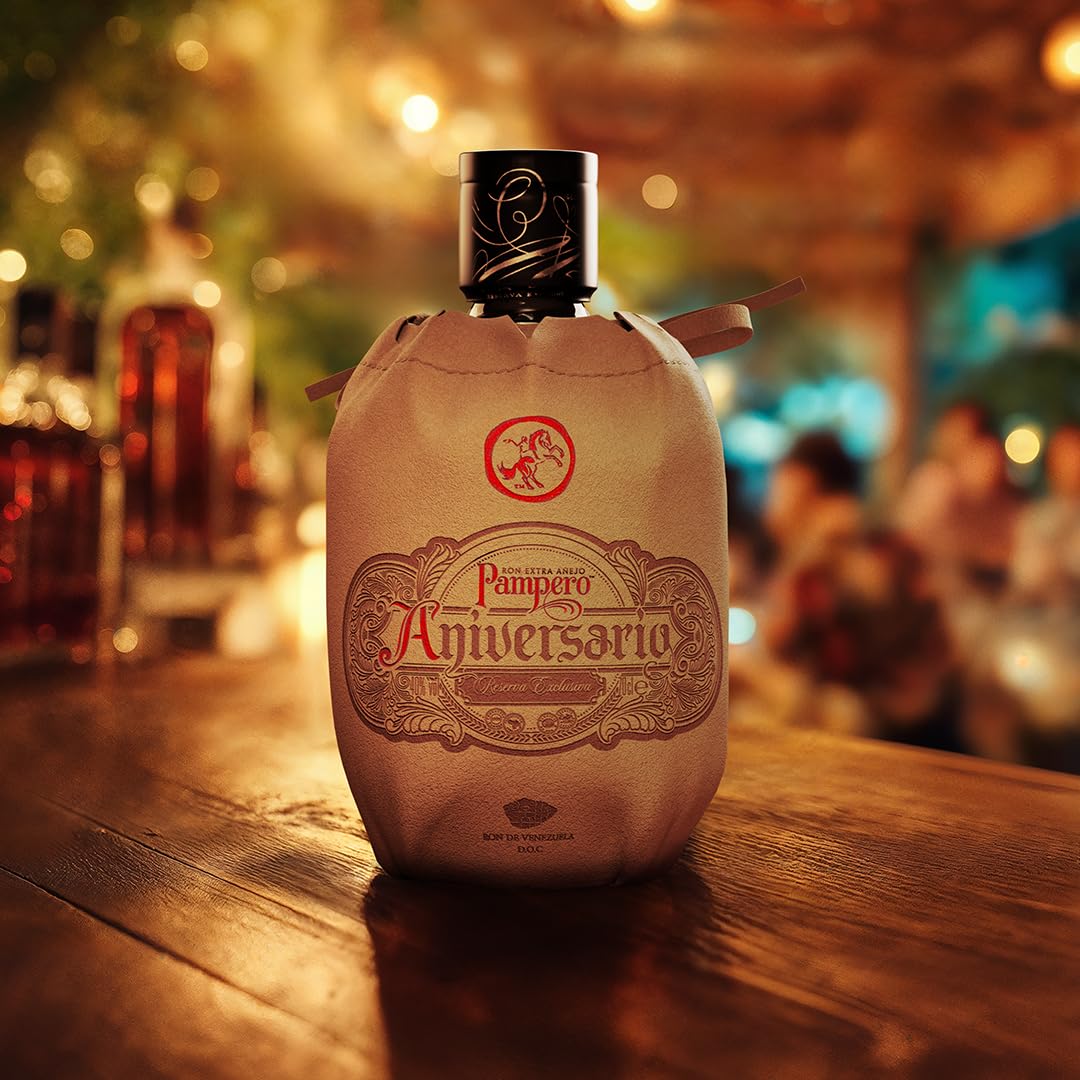 Rum Pampero Aniversario 70 cl – Mehrfach preisgekrönte Premium Reserve, in Ex-Sherry- und Bourbonfässern gereift. 40% Vol. 3