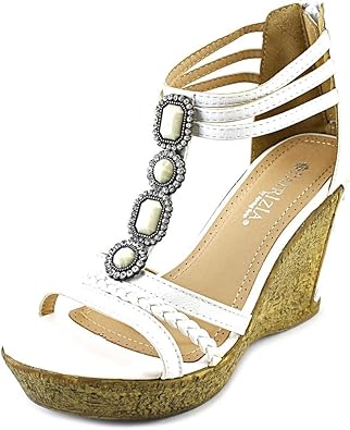pearl wedge sandals