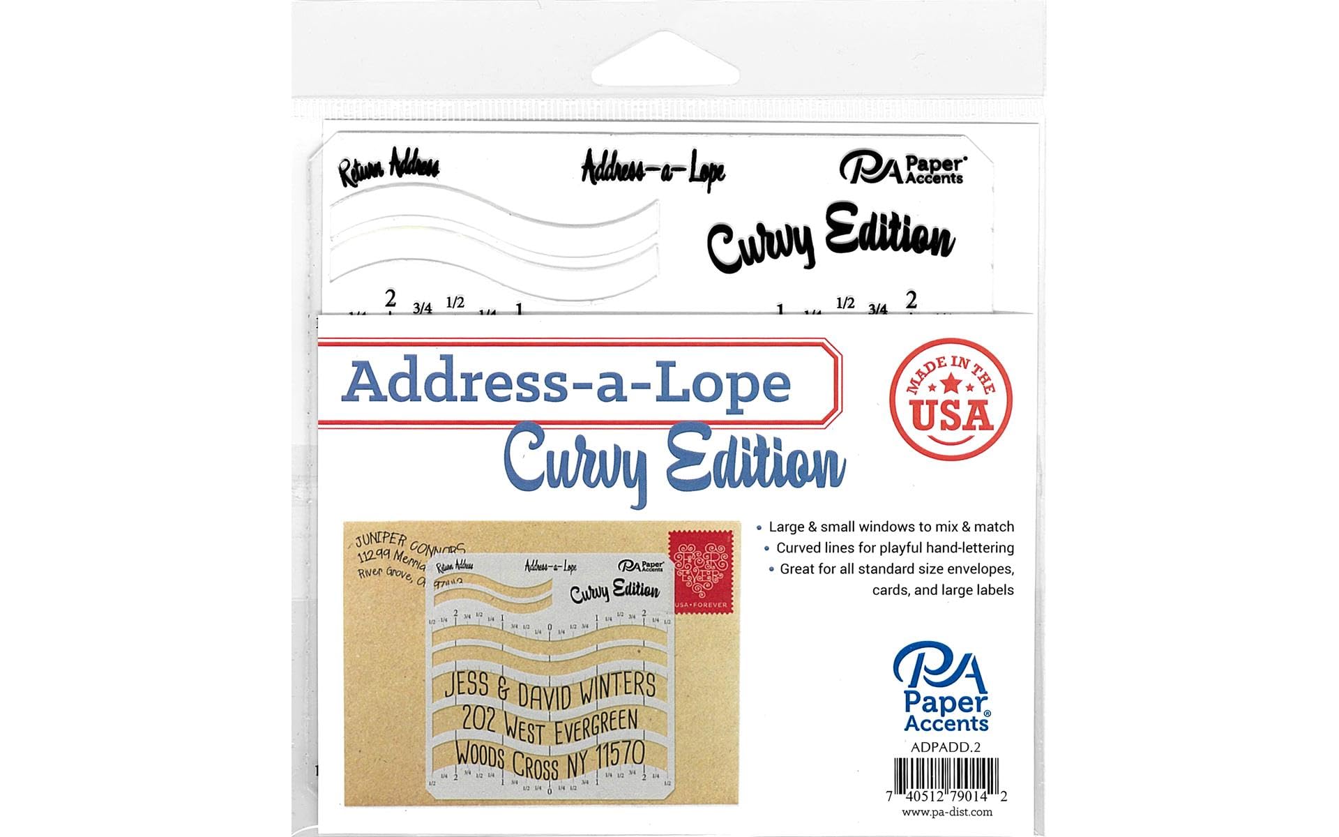 Paper Accents Address-a-Lop Curvy