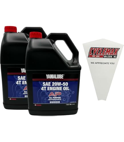 Amazon.com: CYCLEMAX Two Pack Compatible with Yamaha Yamalube SAE