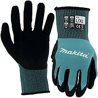 Makita T-04123 FitKnit™ Cut Level 1 Nitrile Coated Dipped Gloves (Large/X-Large)