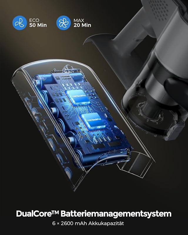 F02 Lite Akku Staubsauger Kabellos 550W/50KPa