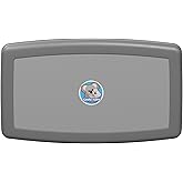 Koala Kare Surface-Mounted Horizontal Baby Changing Station, Model KB300-01 (Grey)