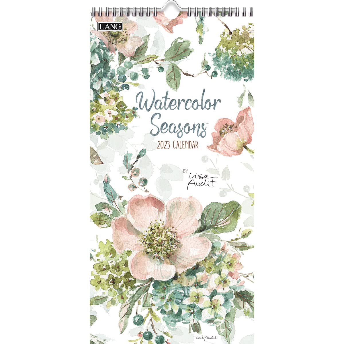 LANG WATERCOLOR SEASONS 2023 VERTICAL WALL CALENDAR (23991079144)