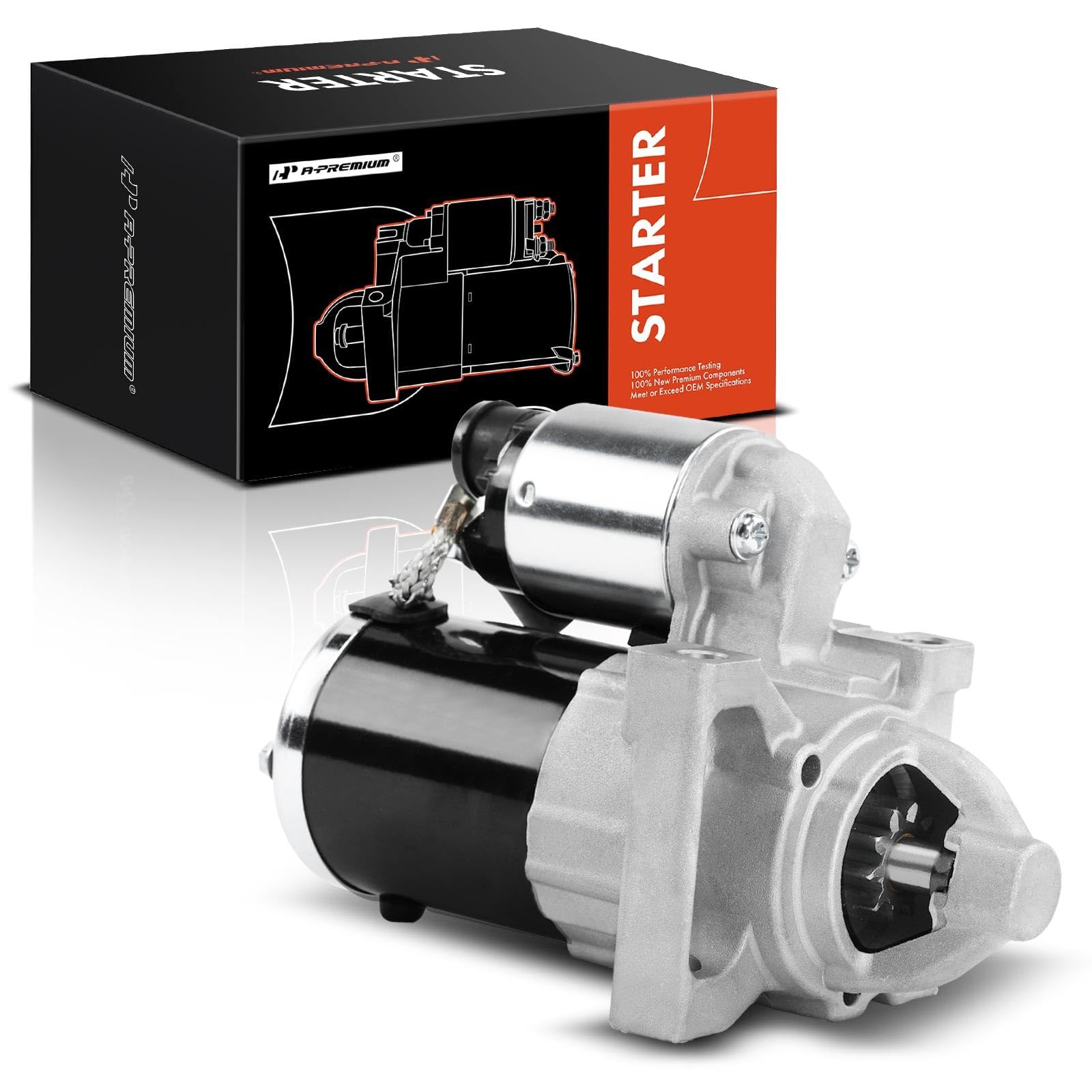 Photo 1 of A-Premium Starter Motor Compatible with Chevy Silverado 1500 14-18, Tahoe, Express, Suburban & GMC Sierra 1500 14-18, Savana, Yukon, 4.3L 5.3L 6.2L, 12V 1.7KW 10-Teeth, Replace# 12655055, M0T24072