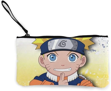 Amazon Co Jp Naruto ナルト アニメ キャンバス財布ジッパー小銭入れキャンバスキーバッグコインバッグカジュアル収納軽量ポップユニセックス ホーム キッチン