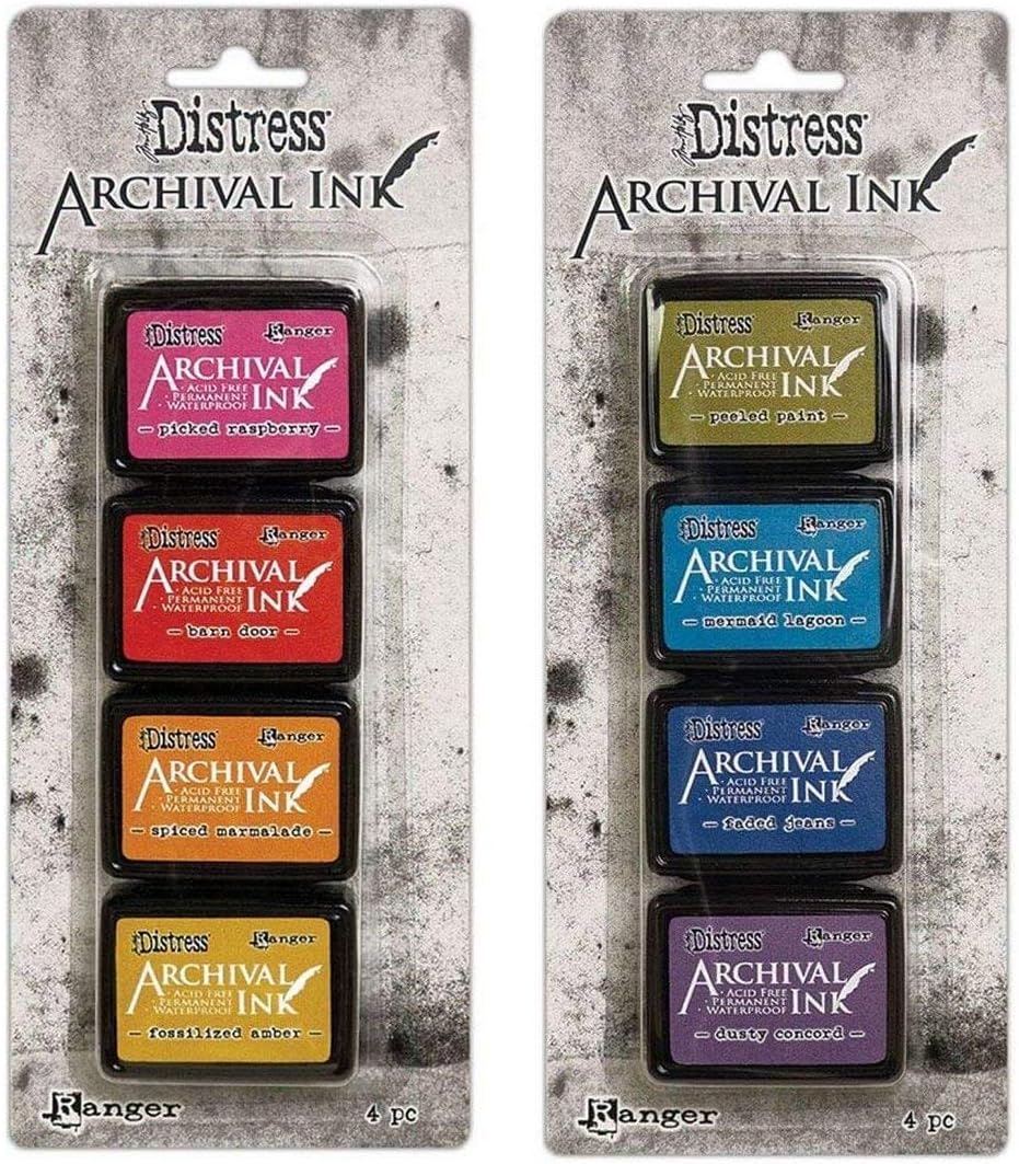 Ranger Distress Archival Mini Ink Kits (Kits 1 and 2)
