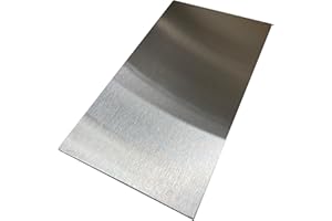 EPIC QT Grade 304 Stainless Steel #4 Brushed Sheet Metal Gap Filler Finishing Strip Trim, 20ga (30 inch Long, 4.5 inch Wide)