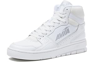 Avia 821 High Top Sneakers for Men, Indoor or Outdoor Mens Basketball Shoes, Size 7 to 16 Retro High Top Shoes Men or Women