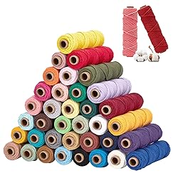 36 Colors Macrame Cord 3mm x 1188 Yards Natural