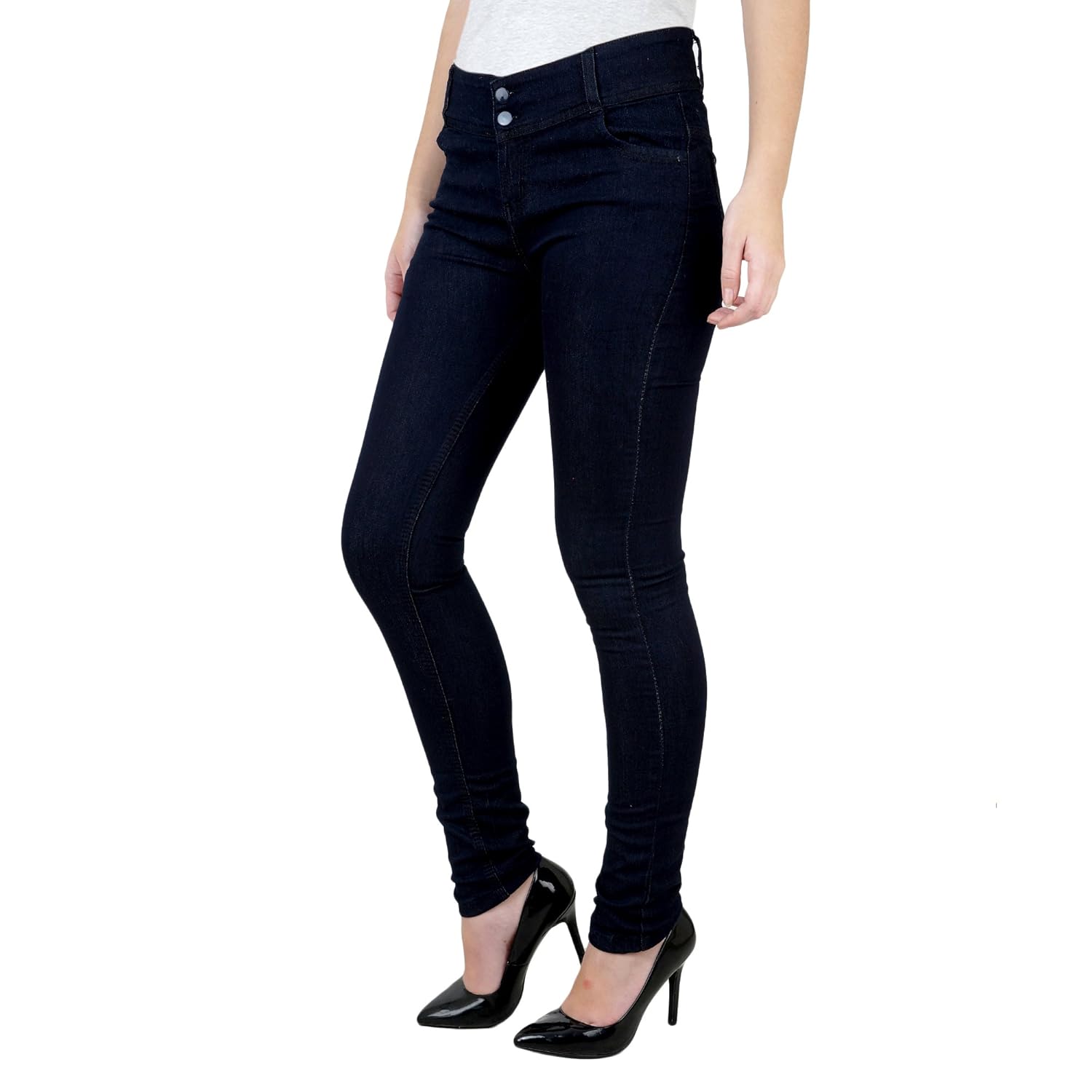 ganga women's slim fit denim jeans