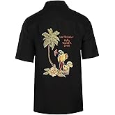 Weekender® Men's Polly's Drink Parrot Embroidered Shirt