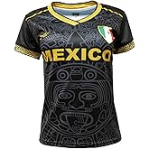 ARZA Women’s Mexico‑Inspired Soccer Fan Jersey – Sublimated Aztec Calendar Design, Lightweight Shirt